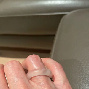 Lovely Rose Quartz Feel Good Ring